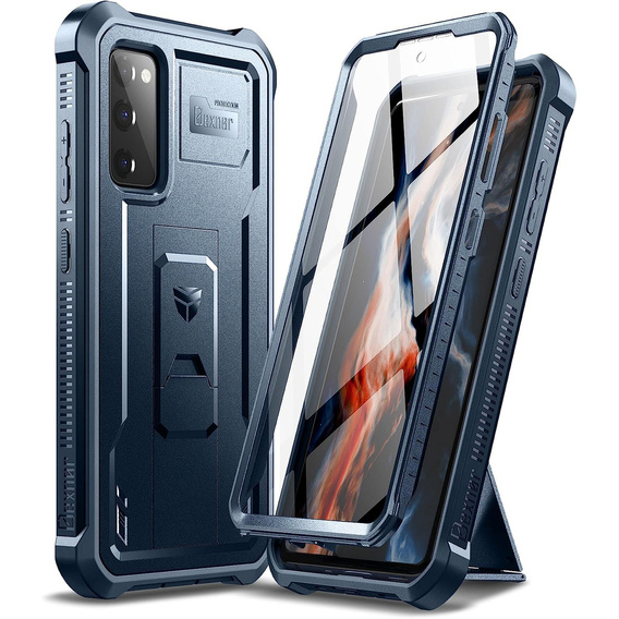 Armored case for Samsung Galaxy S20 FE, Dexnor Full Body, dark blue
