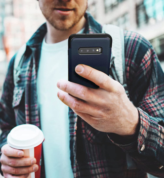 Case for Samsung Galaxy S10+ Plus, Suritch Basic, dark blue