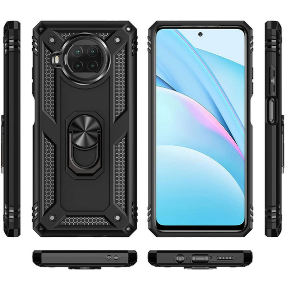 Armor Case for Xiaomi Mi 10T Lite, Nox Case Ring, black