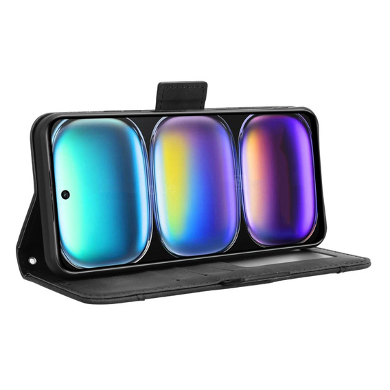 Flip case for Infinix Hot 50 4G, Card Slot, black