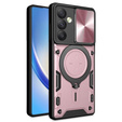 Armor case for Samsung Galaxy A54 5G, CamShield Slide, pink rose gold