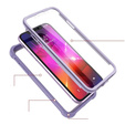 Case for iPhone 11, Dexnor Full Body Rugged, transparent / purple