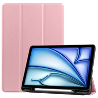 Case for iPad Air 13" 2025/2024 (7/6 gen.), Smartcase with stylus space, pink