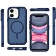 Case with frame for iPhone 11, for MagSafe, blue