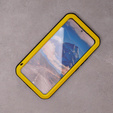 Love Mei Case for Samsung Galaxy A54 5G, armored with glass, yellow