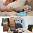 CASEME Litchi Wallet flip case for Samsung Galaxy Z Fold7 5G