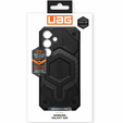 Urban Armor Gear case for Galaxy S25, Monarch Pro MagSafe, carbon black