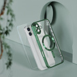 Case for iPhone 16 Plus, Electro MagSafe, green + Screen Glass