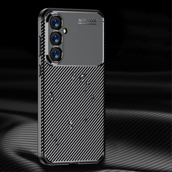 Case for Samsung Galaxy S23 FE, Carbon Gel, black