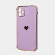 Case for Apple iPhone 11, Electro heart, purple