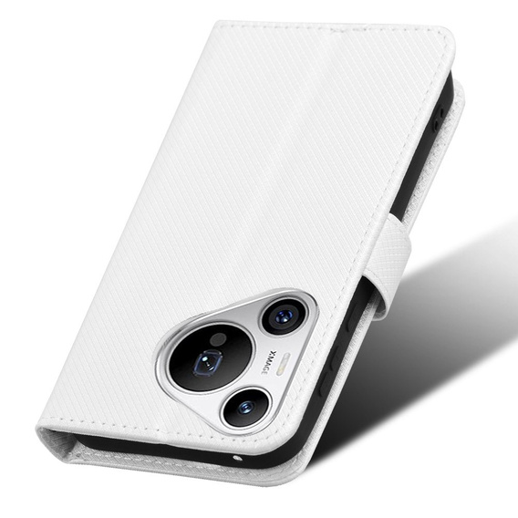 Flip case for Huawei Pura 70, Wallet Smart Magnet, white