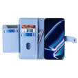 Flip case for Realme 11 Pro 5G / Pro+ 5G, Wallet Zipper Pocket, blue
