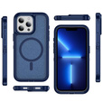 Case with frame for iPhone 13 Pro, for MagSafe, blue