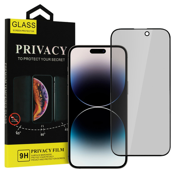 Tempered privacy glass for iPhone 17 Pro