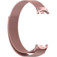 Milanese Bracelet Strap with Case for Xiaomi Smart Band 10 / 9 / 8, pink