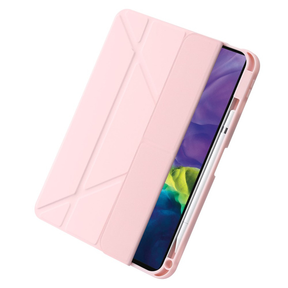 Case for iPad 10.9" 2022 (10 gen.), Origami, pink rose gold
