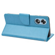 Flip case for Oppo A17, Butterfly, blue