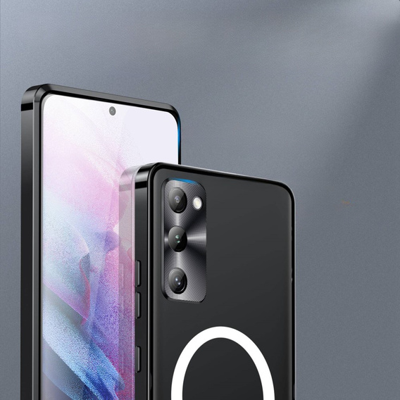 Camera Protection Case for Samsung Galaxy S20 FE, CamShield MagSafe, transparent / black