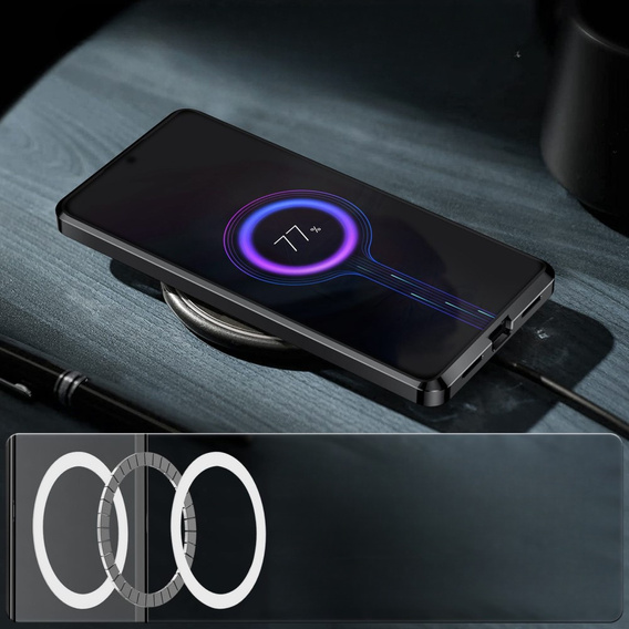 Camera Protection Case for Samsung Galaxy S20 FE, CamShield MagSafe, transparent / black