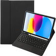 Case + keyboard iPad 10.9 2022 10 Gen, TouchPad Pen Slot, black