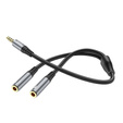 Hoco UPA21 2-in-1 AUX audio cable – 3.5 mm jack splitter