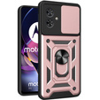 Case for Motorola Moto G54 5G, CamShield Slide, pink rose gold