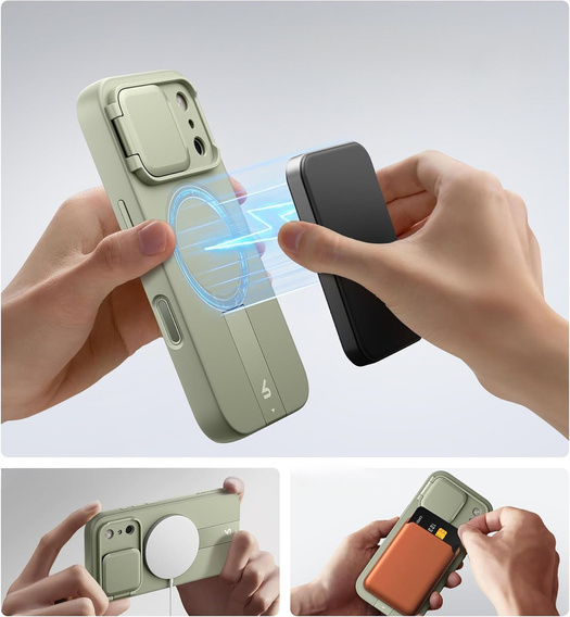 Suritch case with MagSafe and camera cover for iPhone 17 Pro