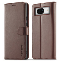 Flip case for Google Pixel 8A, LC.IMEEKE, brown