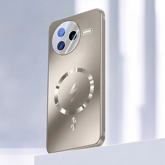 The casefor Xiaomi Poco F7 Pro, MagSafe, titanium gold