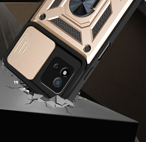 Case for Realme C11 2021, CamShield Slide, gold
