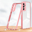 Case for Samsung Galaxy A14 5G, Fusion Hybrid, transparent / pink