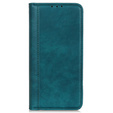 Case for Sony Xperia 10 V, Wallet Litchi Leather, green