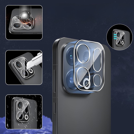 2x ERBORD Tempered Glass Screen Protector for Oppo Find X9