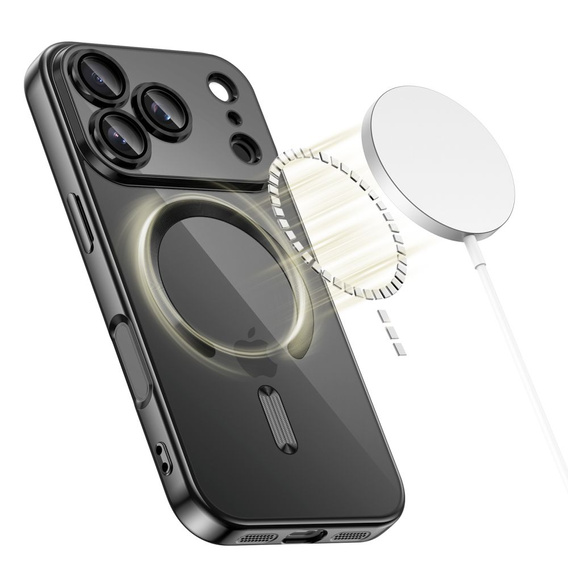 Magnetic case with lens protection for iPhone 17 Pro