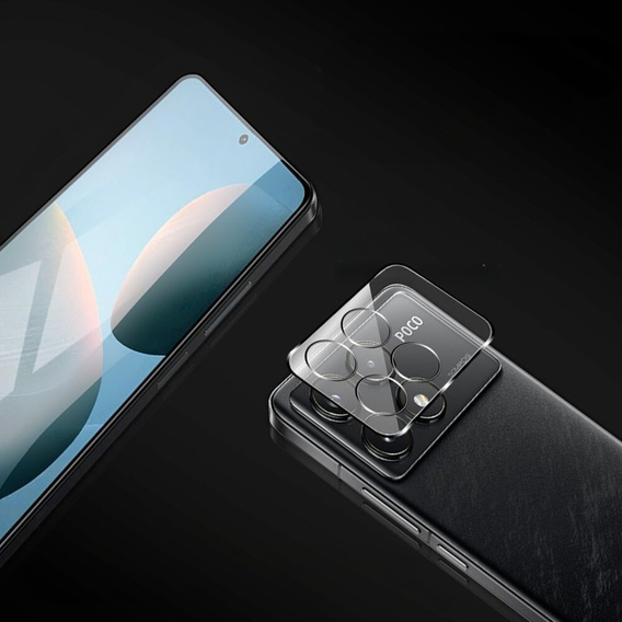 Tempered Camera Glass for Xiaomi Poco F6 Pro, transparent