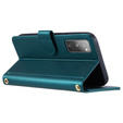 Flip case for Samsung Galaxy S20 FE, Rhombus Crossbody Leather, dark green