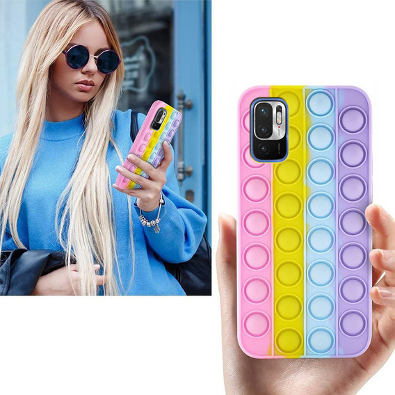 Push Bubble Pop It case for Xiaomi Redmi Note 10 5G / POCO M3 Pro 5G