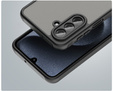 Matt Case for Samsung Galaxy A17 5G, smoked with black sides