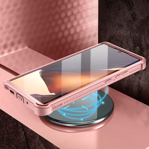 Armored case for Samsung Galaxy Note 20 Ultra, Dexnor Full Body, pink