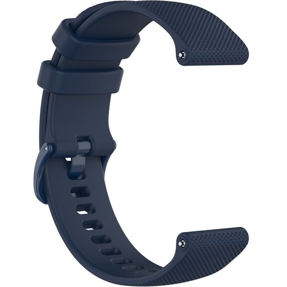 Silicone strap for 18mm do Garmin Vivomove 3S / Vivoactive 4S, Dark Blue