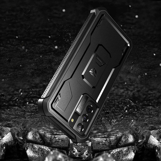 Armored case for Samsung Galaxy S21, Dexnor Full Body, black