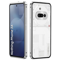 1 x Case for Nothing Phone 3A, Frame Case, silver