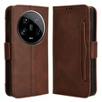 Flip case for Xiaomi 14 Ultra, Card Slot, brown