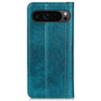 Flap case for Google Pixel 10 Pro XL / 9 Pro XL, with pocket, leather, green