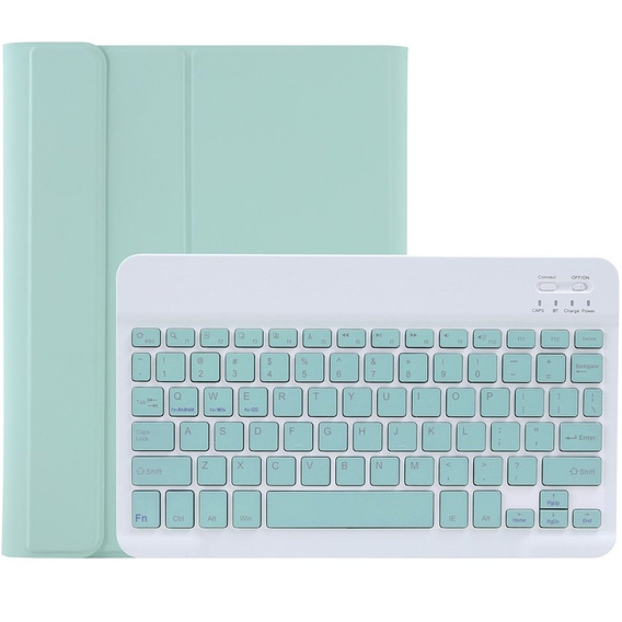 Case + keyboard Lenovo Tab P11 J606F / P11 5G J607Z, light green