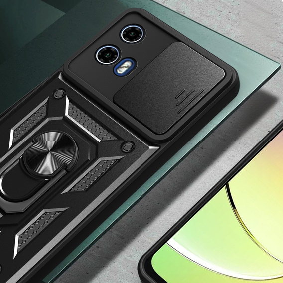 Case for Motorola Moto G24 / G24 Power / G04, CamShield Slide, black