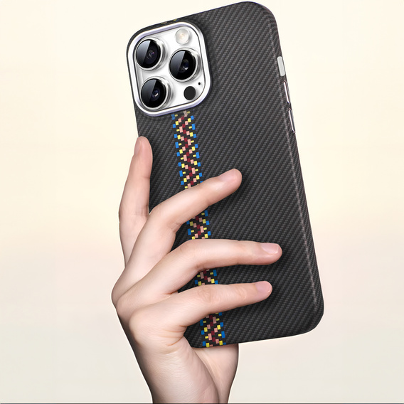 MagSafe's iPhone 13 Pro Max Case, Carbon Fiber, black