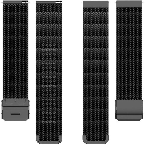 Milanese bracelet 18mm for Garmin Vivoactive 4S, Black