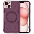 Case for iPhone 15 Plus, ERBORD Armor Mag, maroon