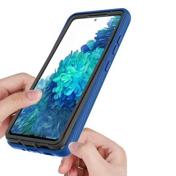 Case for Samsung Galaxy S20 FE, Shockproof, with film, dark blue